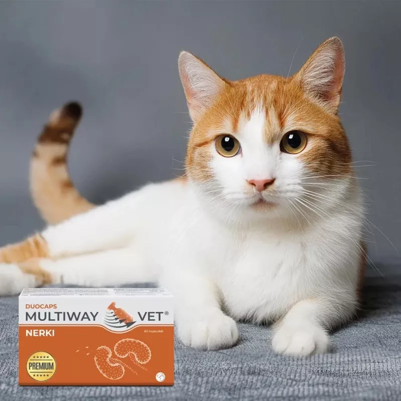 Toidulisandi kapslid JM Sante Multiway Vet Duocaps Kidneys koertele ja kassidele, 60 tk, 150 g pappkarbis