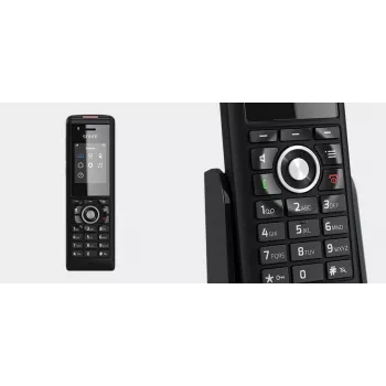 Juhtmeta telefon Snom M85 helistaja ID, must