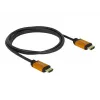 HDMI-kaabel DeLOCK 85728 1,5 m tüüp A must kuldne