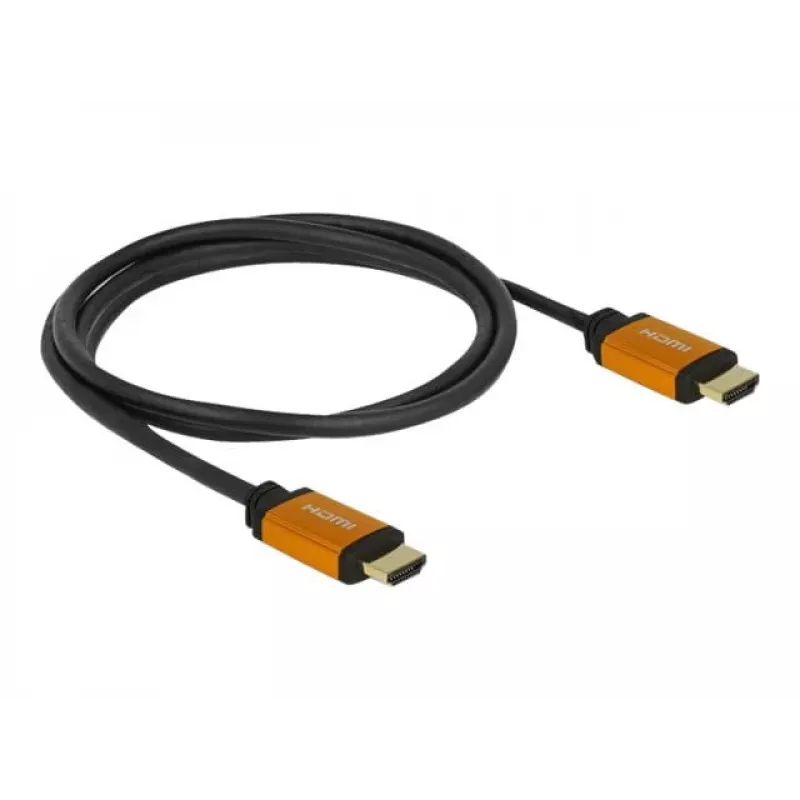 HDMI-kaabel DeLOCK 85728 1,5 m tüüp A must kuldne