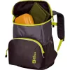 Jack Wolfskin Erlebnis Pack seljakott - lilla/neoonkollane, 11 L