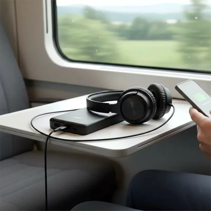 Kaasaskantav akupank everActive EB-11QB 10 000 mAh, 2× USB-C 20W (QC4.0)