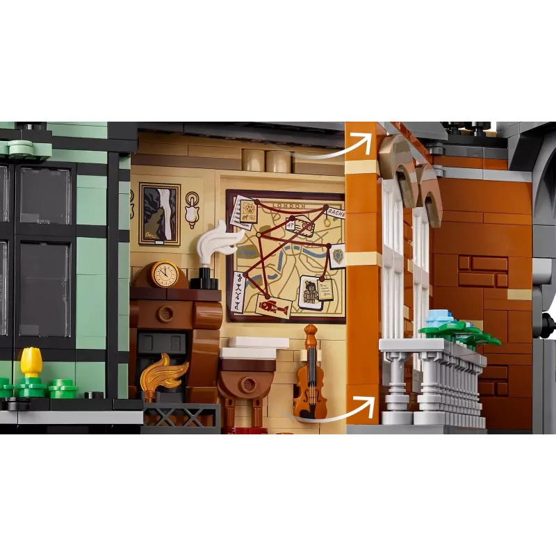 LEGO ICONS 10351 Sherlock Holmes: raamatunurk
