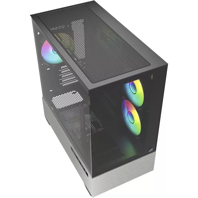Sharkoon korpus MK7 ARGB mATX 2x klaasiga