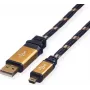ROLINE GOLD USB 2.0 kaabel, tüüp A - 5-kontaktiline Mini 1,8m (11.02.8822)