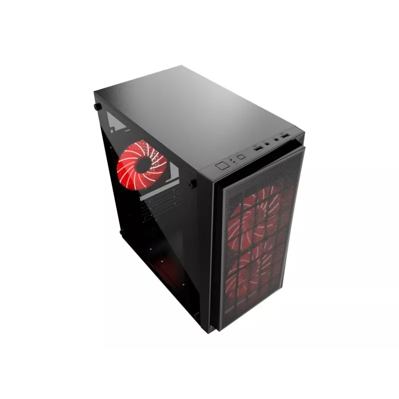 GEMBIRD CCC-FORNAX-950R Mängukorpus 3 x 12 cm ventilaatorid punane