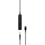 EPOS ADAPT 165 USB-C II peakomplekt, juhtmega, peavõruga, kontori/kõnekeskuse jaoks, USB Type-C, must