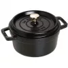 Staub La Cocotte 20cm rund, schwarz, Gusseisen (40509-487-0)