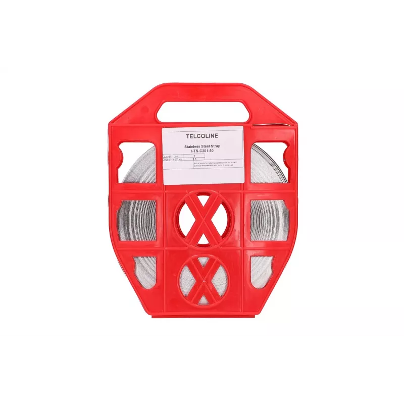 Extralink SS201 roostevabast terasest rihm 0,7 mm postidele paigaldamiseks, 10 mm x 0,7 mm, 50 m