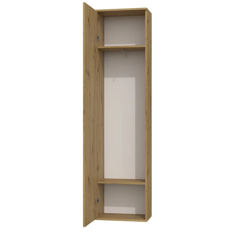 Top e Shop DUO SZAFKA ARTISAN – tammekarkass, 2 riiulit, 1 uks, 500×350×1800 mm
