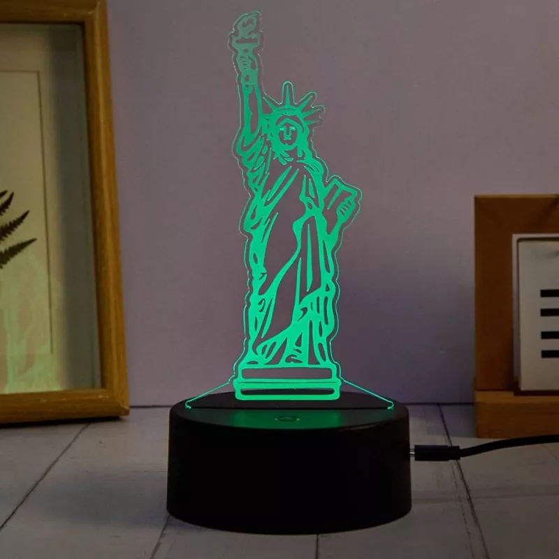 Manta SNL125RGB RGB 3D hoone dekoratiivne LED-lamp