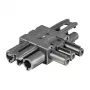 Bachmann Multiplier, GST18 - adapter toitepistiku jaoks - 3-kontaktiline (M)