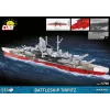 Cobi ehituskomplekt Lahingulaev Tirpitz mudel 593 tk, mõõtkavas ja esitlusfunktsioonidega