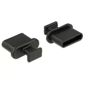 Pistikupesa turvakate DeLOCK 64013 USB USB-C Must