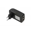 PoE toiteallikas Extralink POE-24-12W 24 V 0,5 A 12 W sisetingimustes, seina pistik, must