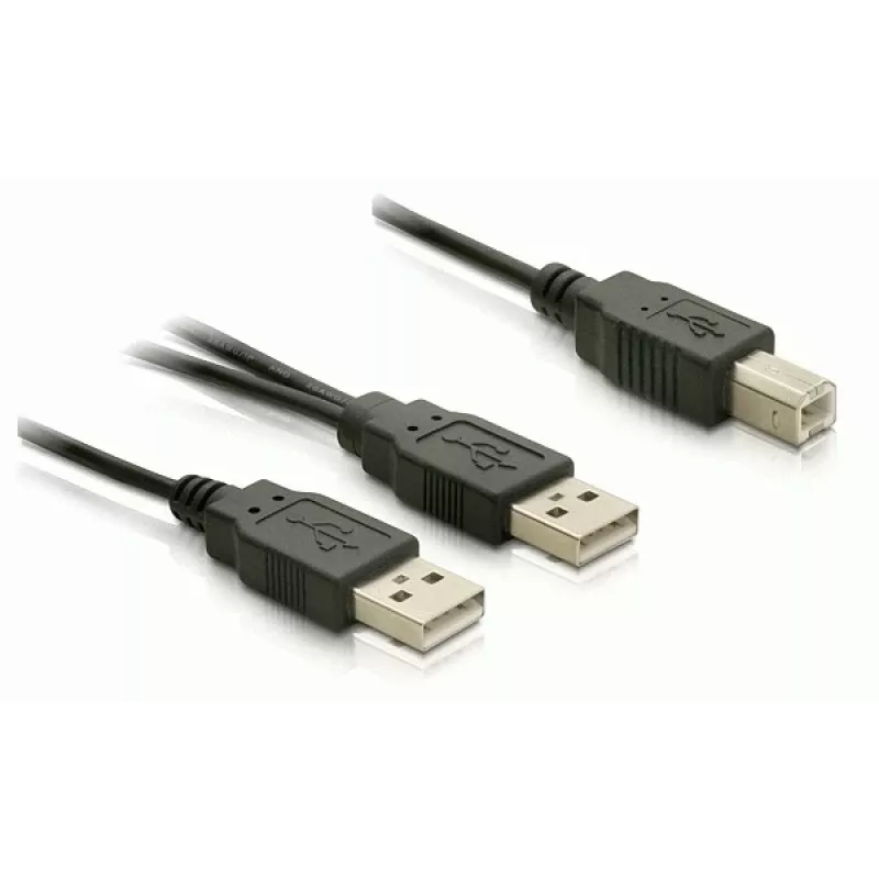 USB-kaabel DeLOCK USB-B/USB-A 1 m must
