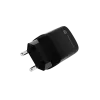 NATEC juhtmega mobiilseadme laadija NUC-2141, 30W, USB-C PD 3.0 + USB-A QC 3.0, 110–240V, must