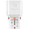 Reisilaadur World 65W USB-C + USB-A valge