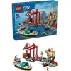 LEGO CITY 60422 Rannasadam ja kaubalaev