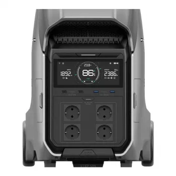 EcoFlow DELTA Pro 3 kaasaskantav elektrijaam, liitiumraudfosfaat (LiFePO4), 4000 W, 51,5 kg
