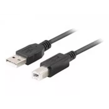 USB-A – USB-B kaabel LANBERG CA-USBA-15CU-0018-BK, 1,8 m, must