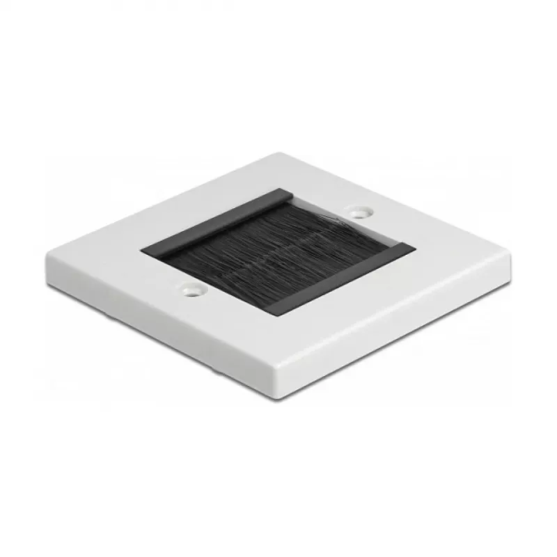 Seinaplaat DeLOCK 66491 valge