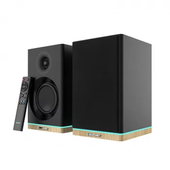 Riiulikõlarid Teac BS-60BK LED Must — Bluetooth, 2×90W, RCA, USB, optiline, bassirefleks, kaugjuhtimispult