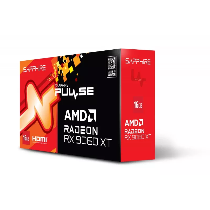 SAPPHIRE PULSE Radeon RX 9060 XT 16GB graafikakaart