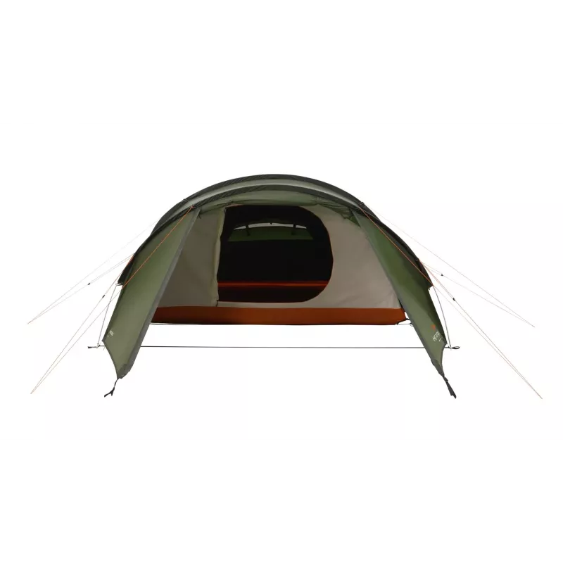 Tunnel telk easy camp Pasvik 4 — 4-kohaline, kõva raam, 3 m veekindel väliskile, alumiiniumpostid, tumeroheline, 2350×4050×1200 mm