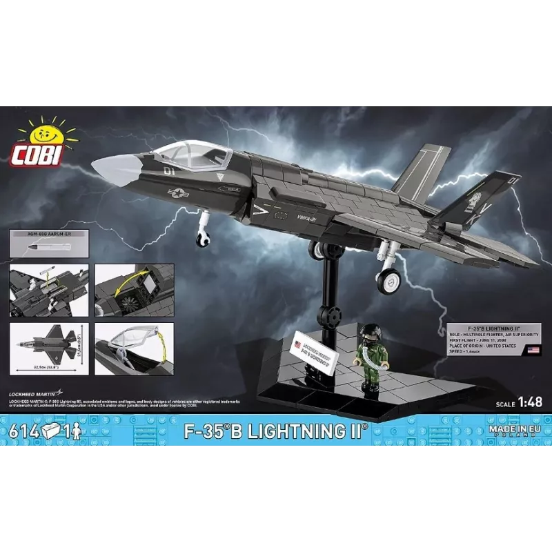 F-35B Lightning II ehitusklotsid - 614 tükki