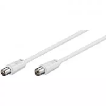 Wentronic Goobay antenni ühenduskaabel, valge, 0,5 m – IEC/Coax-pistik IEC/koaksiaalsüsteem (50910)