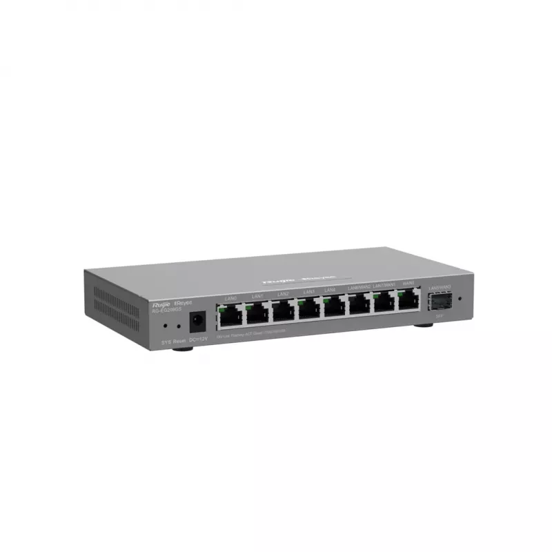 Ruuter RUIJIE RG-EG209GS 9-pordiline Gigabit pilvhaldusega, 8× Gigabit RJ-45 ja 1× SFP