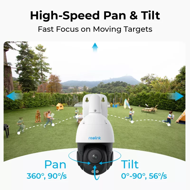 IP turvakaamera Reolink P840 PoE Bullet 8 MP 3840×2160, PoE, MicroSD kuni 256 GB, IP66, öönägemine 60 m