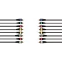 Audio snake-kaabel Omnitronic 8xCinch 15 m — mitmesooneline ühendus kaheksale RCA-ühendusele