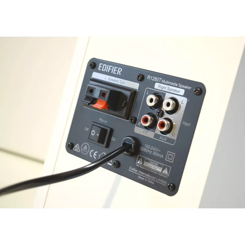 Edifier Active Speakers Studio R1280T 2.0 Valge/Hõbedane retail - Active Speaker - Active Speaker