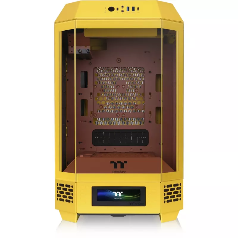 Mini tornkorpus THERMALTAKE The Tower 250 Butter Caramel — microATX/Mini-ITX, ATX tugi, kompaktne korpus