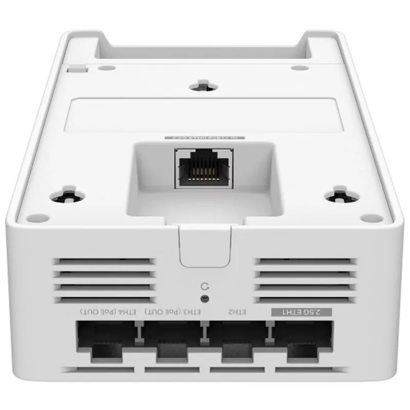 Juhtmevaba pääsupunkt TP-LINK EAP775-Wall 9300 Mbit/s, kolmeribaline 2,4/5/6 GHz, 5x RJ-45, PoE, valge