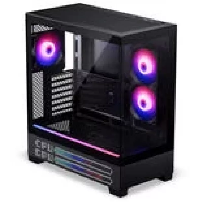 PHANTEKS XT View Matrix PC-korpus, Midi-Tower, E-ATX, karastatud klaas, Matrix LED - must (PH-XT523VM1_DBK01)