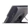 Sülearvuti jahutusalus Gembird NBS-1F17T-01, kuni 17-tollisele, 1×15 cm ventilaator, USB 2.0, 370×265×33 mm, 350 mA, must