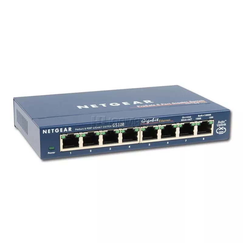 Haldamatu lüliti NETGEAR GS108GE, 8 porti, Gigabit Ethernet, 16 Gbit/s