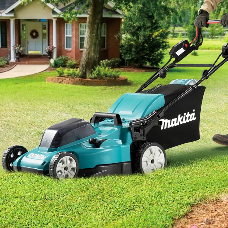 Makita DLM481Z muruniiduk Tõukemuruniiduk Aku Must, Sinine, Metallic