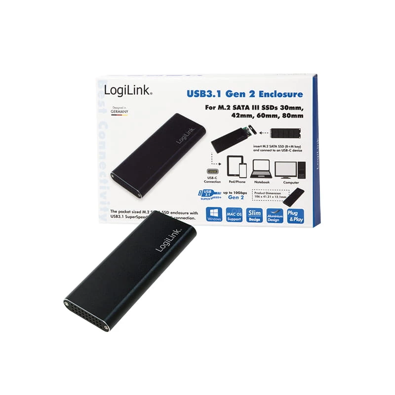 SSD-korpus LogiLink UA0314 Must M.2