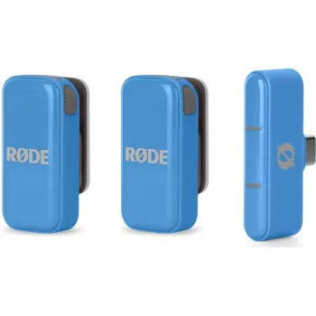 Juhtmeta lavaliermikrofon Rode Wireless Micro — sinine (WIMICROCBLU)