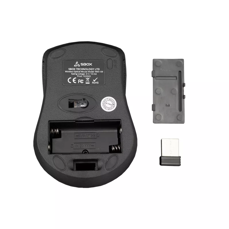 SBOX WM-109 juhtmevaba USB Type-A hiir, punane