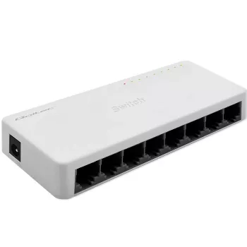 Võrgulüliti QOLTEC 52246 — 8 x RJ45 porti, 100 Mbps