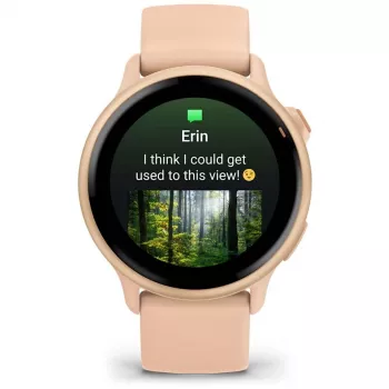 Garmin vívoactive 6 3.05 cm (1.2) AMOLED 42 mm Digitaalne 390 x 390 pikslit Puuteekraan Roosa Wi-Fi GPS (satelliit)