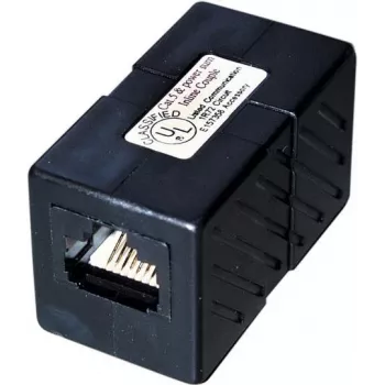 ROLINE Cat.5e modulaarsidur - varjestamata RJ-45 must (21.15.8847)