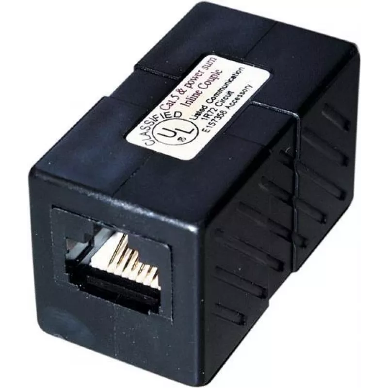 ROLINE Cat.5e modulaarsidur - varjestamata RJ-45 must (21.15.8847)