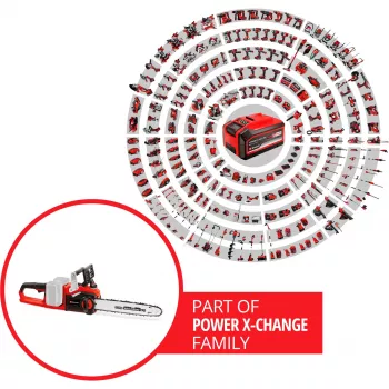 Einhell GE-LC 36/35 Li-Solo Must, Punane