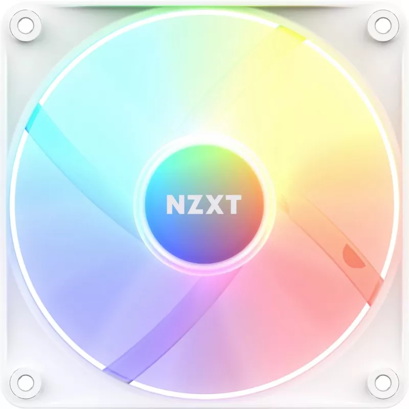 NZXT F120 RGB Core 120mm ARGB korpuse ventilaator - valge